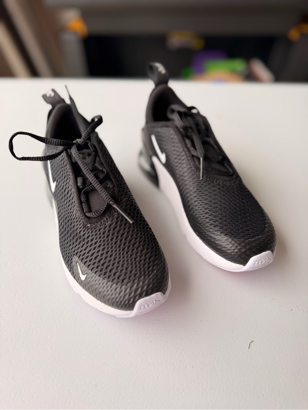 Nike Air Max Kids Black and White Sneakers